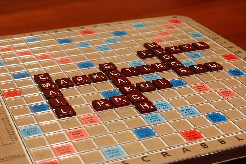 Rich Brooks Web Marketing Scrabble via Flickr